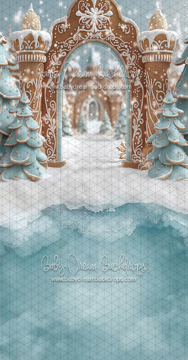 Sweeps Gingerbread Palace Arch Pond (JA)