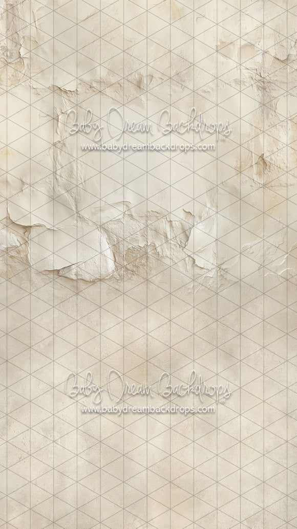X Drop Sweeps Lone Stone Cream Plaster (CC)