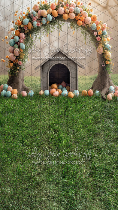Sweeps Easter Egg Puppy House (JA)