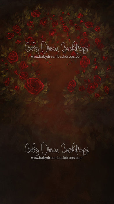 Sweeps Heirloom Romance Red Texture