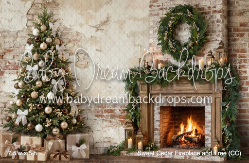 Sweet Cedar Fireplace and Tree (CC)