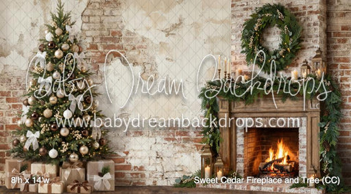 Sweet Cedar Fireplace and Tree (CC)