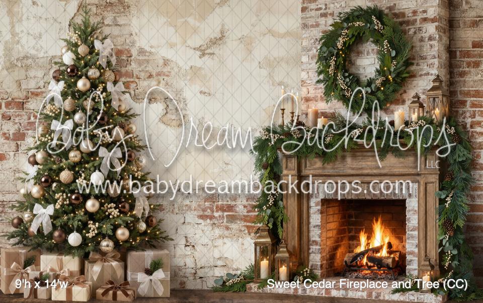 Sweet Cedar Fireplace and Tree (CC)