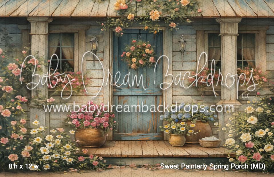 Sweet Painterly Spring Porch (MD)