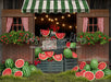 Sweet Summer Watermelon Barn (Lights) (JA)