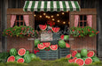 Sweet Summer Watermelon Barn (Lights) (JA)