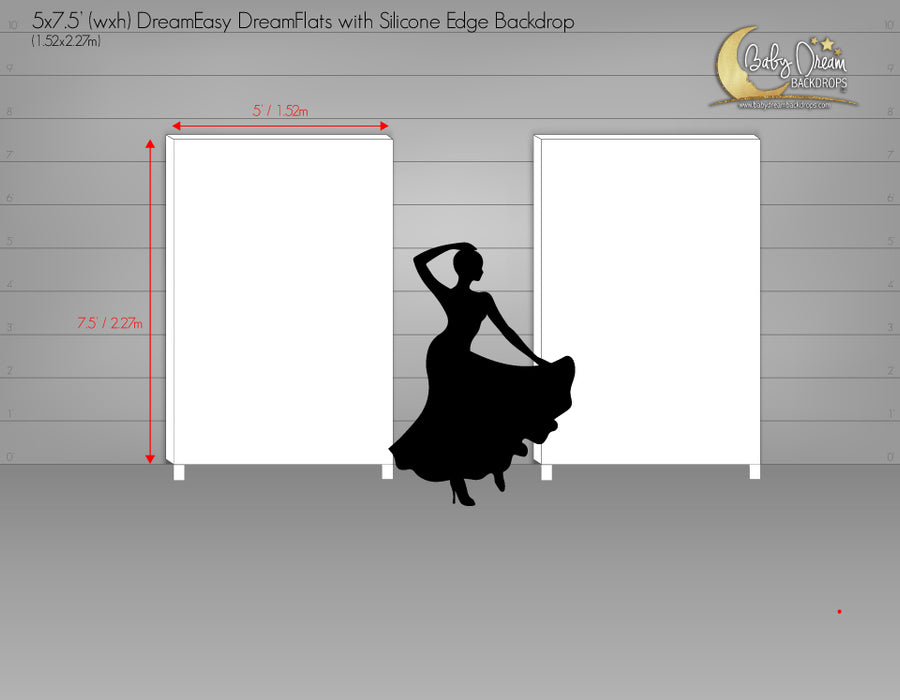 DreamFlat Duo 5 - TWO 5x7.5' DreamEasy DreamFlat Frames