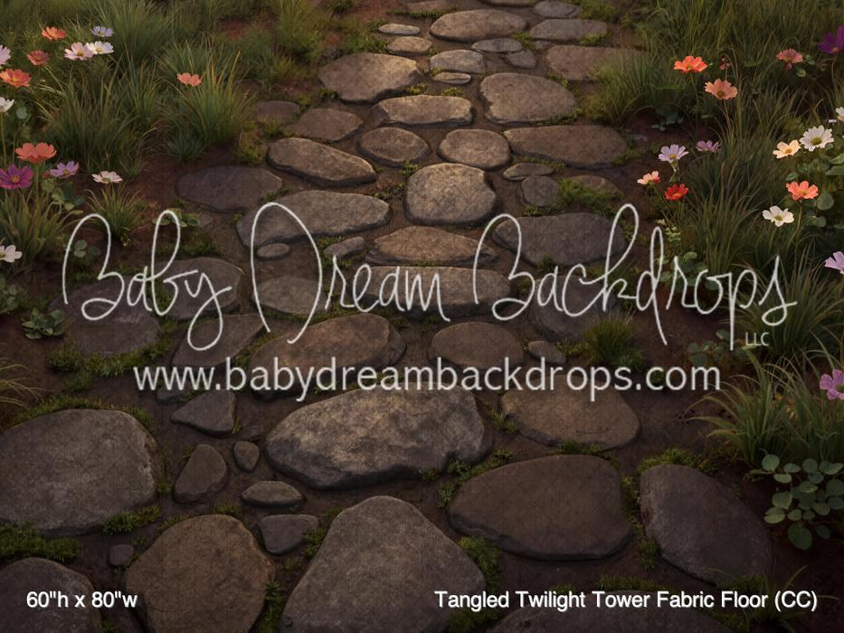 Tangled Twilight Tower Fabric Floor (CC)