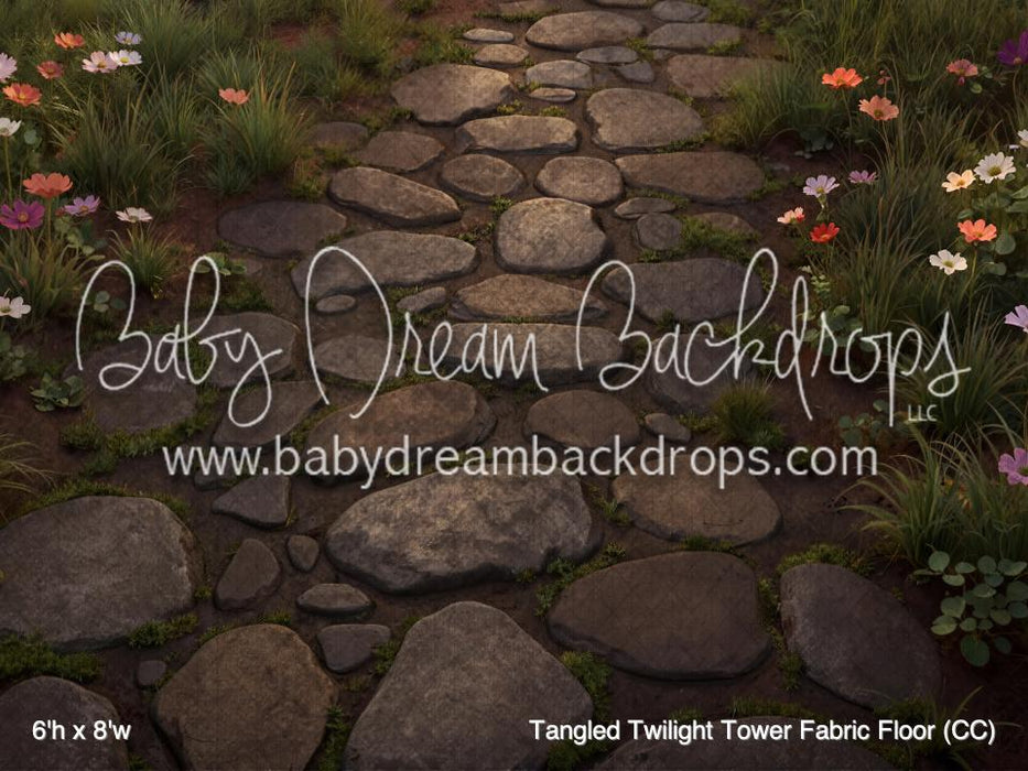Tangled Twilight Tower Fabric Floor (CC)