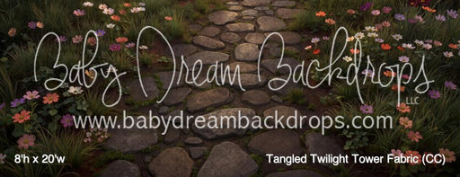 Tangled Twilight Tower Fabric Floor (CC)