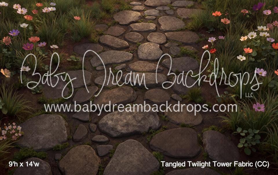 Tangled Twilight Tower Fabric Floor (CC)