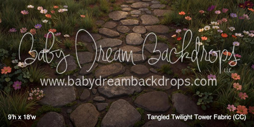 Tangled Twilight Tower Fabric Floor (CC)