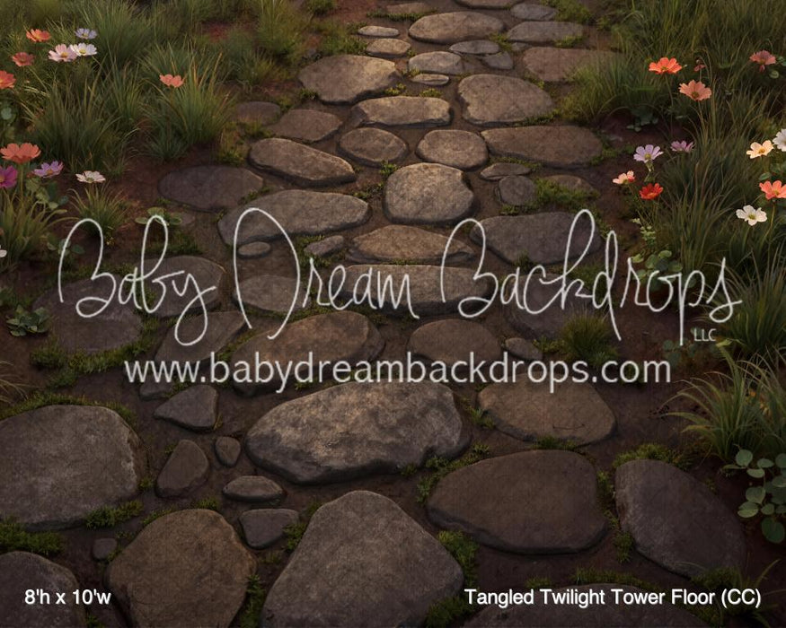 Tangled Twilight Tower Fabric Floor (CC)