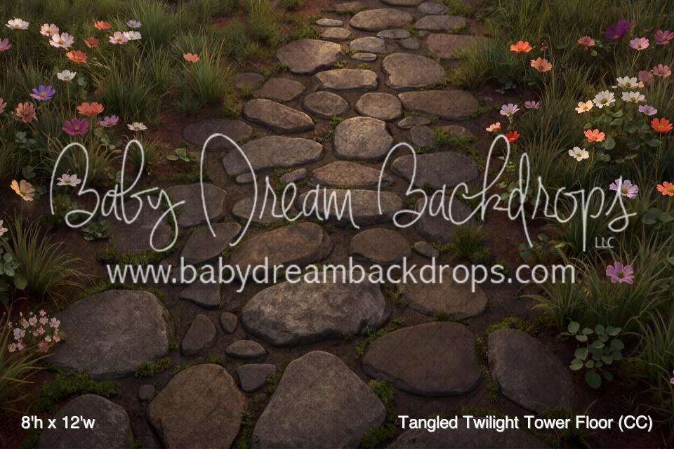 Tangled Twilight Tower Fabric Floor (CC)