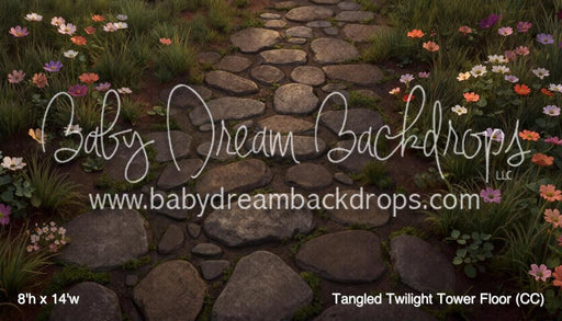 Tangled Twilight Tower Fabric Floor (CC)