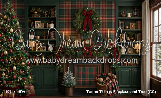 Tartan Tidings Fireplace and Tree (CC)