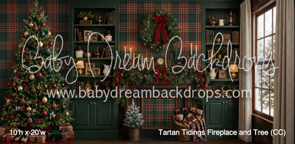Tartan Tidings Fireplace and Tree (CC)