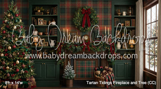 Tartan Tidings Fireplace and Tree (CC)