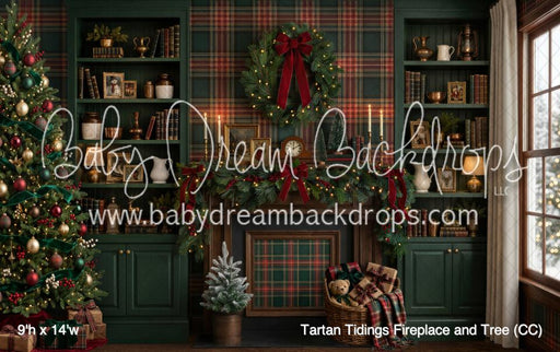 Tartan Tidings Fireplace and Tree (CC)