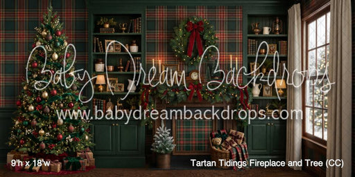 Tartan Tidings Fireplace and Tree (CC)
