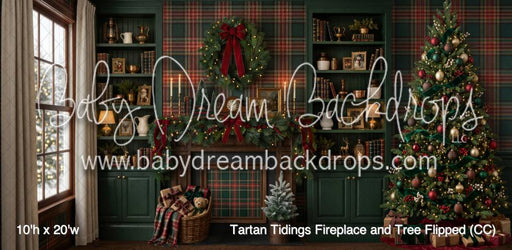 Tartan Tidings Fireplace and Tree Flipped (CC)