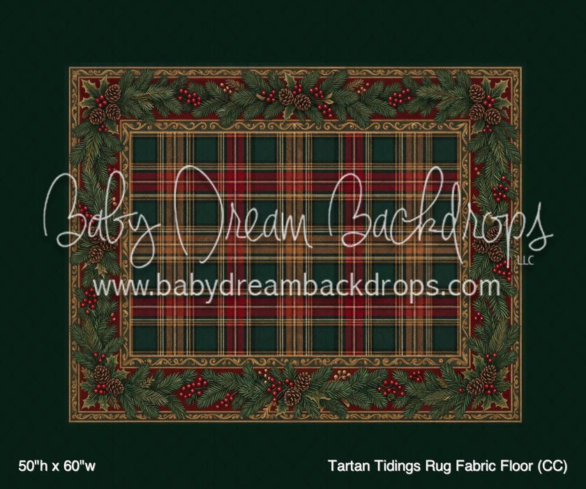 Tartan Tidings Rug Fabric Floor (CC)