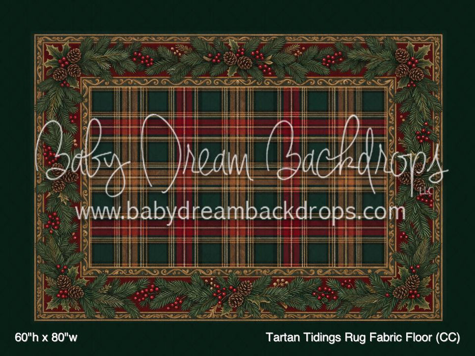 Tartan Tidings Rug Fabric Floor (CC)
