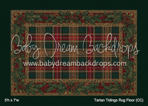 Tartan Tidings Rug Fabric Floor (CC)