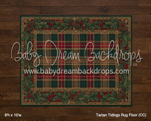 Tartan Tidings Rug Fabric Floor (CC)