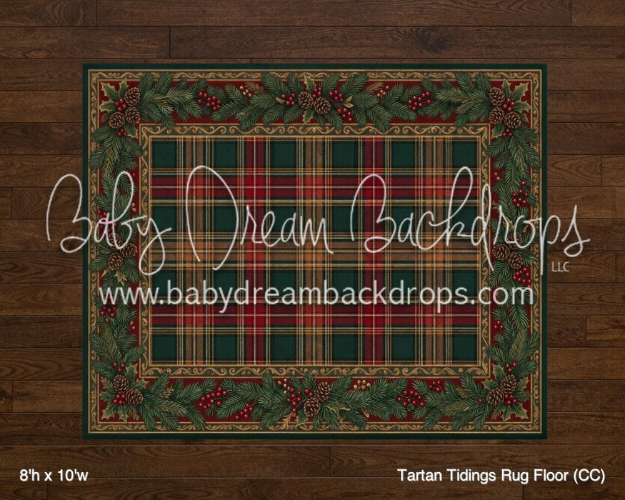 Tartan Tidings Rug Fabric Floor (CC)