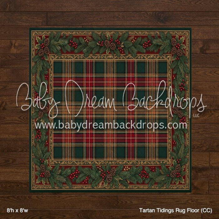 Tartan Tidings Rug Fabric Floor (CC)