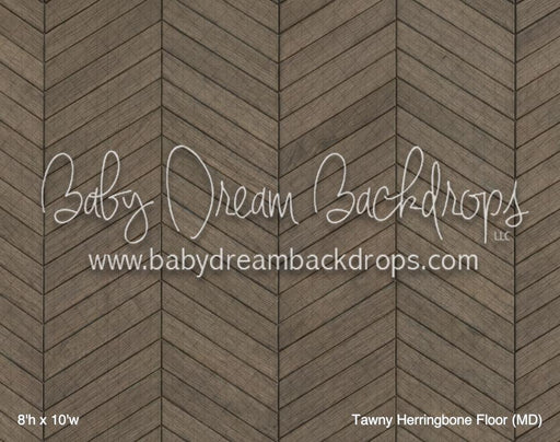 Tawny Herringbone Fabric Floor (MD)