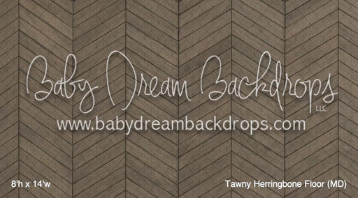 Tawny Herringbone Fabric Floor (MD)