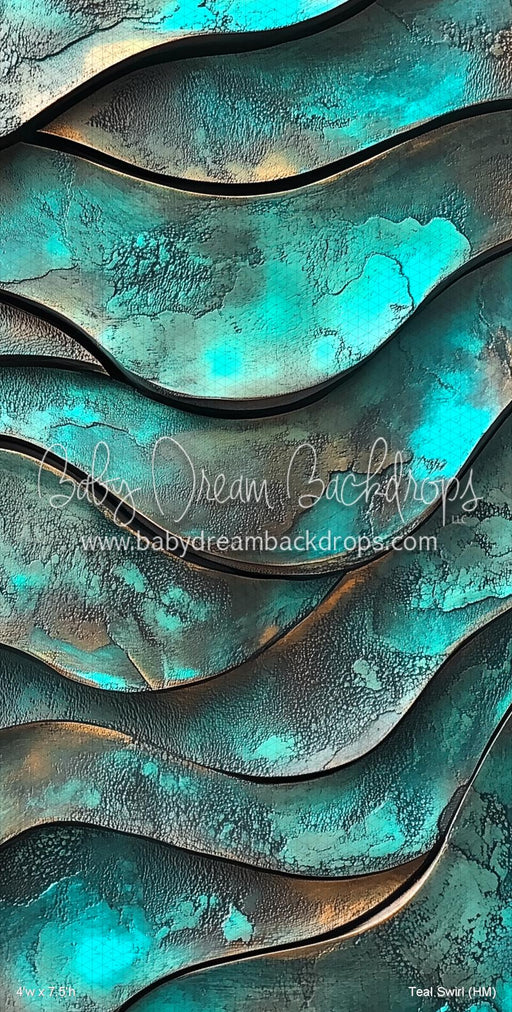 Teal Swirl Skinny (HM)