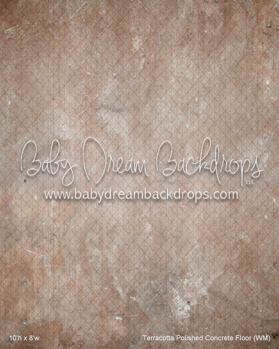 Terracotta Polished Concrete Fabric Floor (WM)