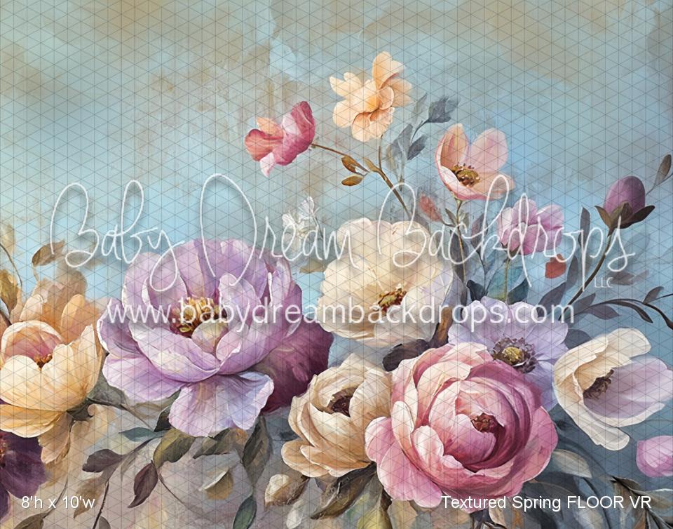 Textured Spring Fabric Floor (VR) — Baby Dream Backdrops