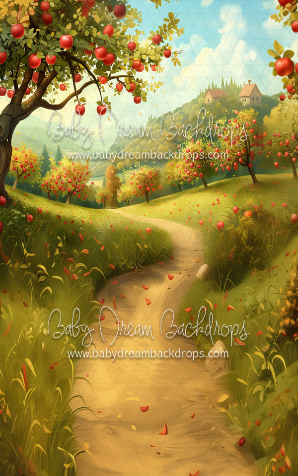 The Apple Orchard Path Sweep (MD) – Baby Dream Backdrops