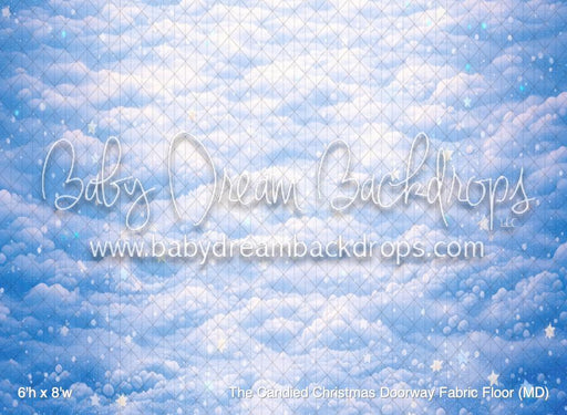 The Candied Christmas Doorway Fabric Floor (MD)
