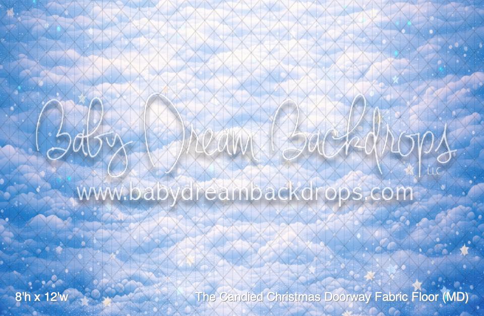 The Candied Christmas Doorway Fabric Floor (MD)