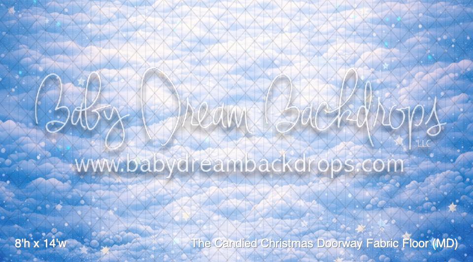 The Candied Christmas Doorway Fabric Floor (MD)