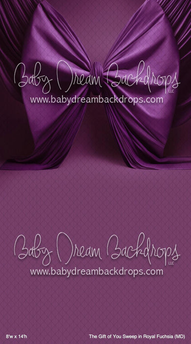 The Gift of You Sweep in Royal Fuchsia (MD)