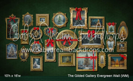 The Gilded Gallery Evergreen Wall (WM)