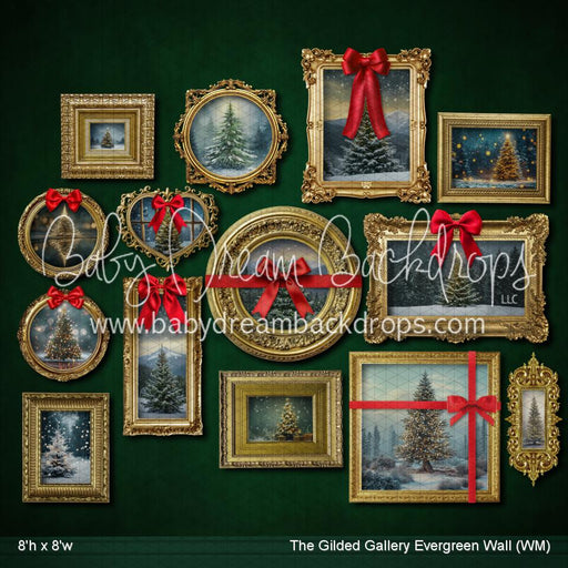 X Drop The Gilded Gallery Evergreen Wall (WM)