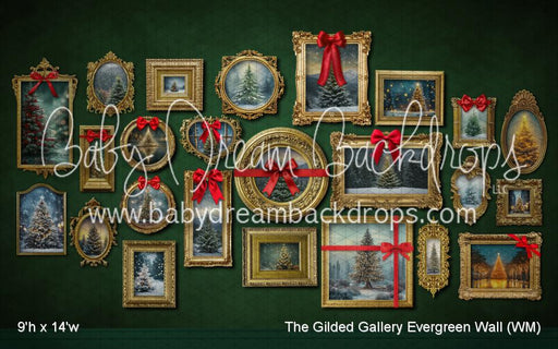 The Gilded Gallery Evergreen Wall (WM)
