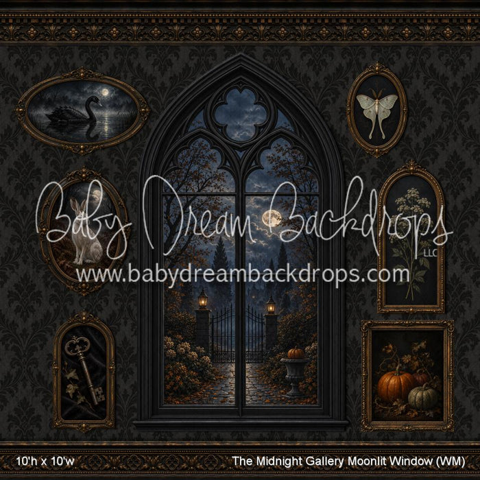 The Midnight Gallery Moonlit Window (WM)