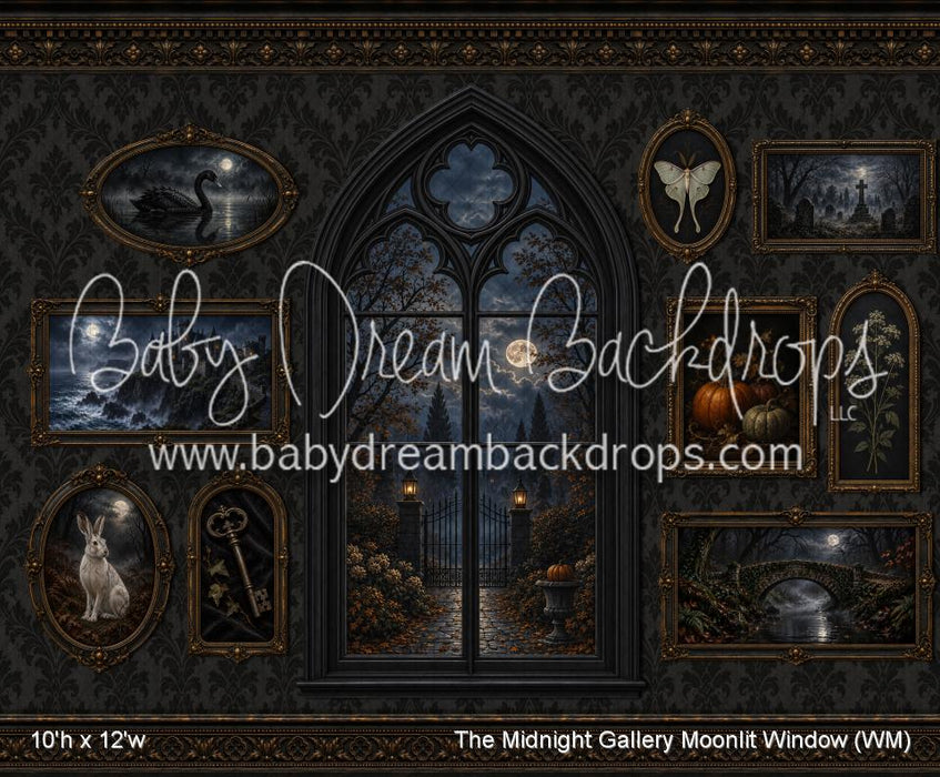 The Midnight Gallery Moonlit Window (WM)