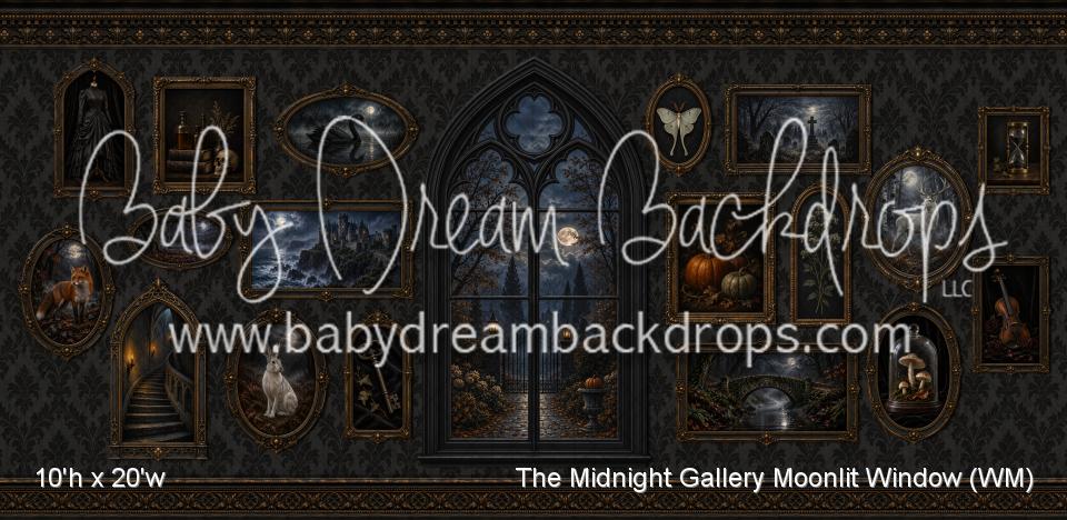 The Midnight Gallery Moonlit Window (WM)