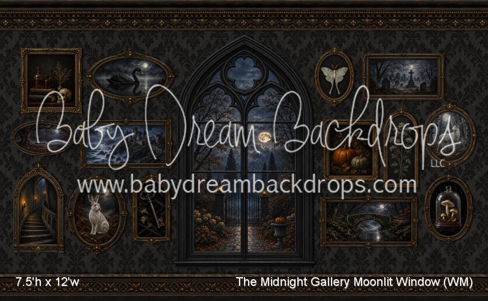 The Midnight Gallery Moonlit Window (WM)