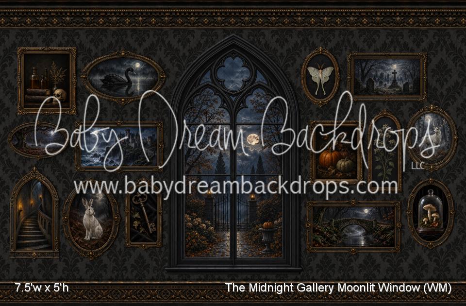 The Midnight Gallery Moonlit Window (WM)