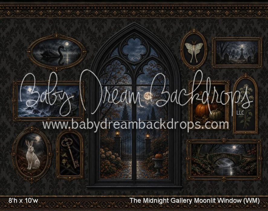 The Midnight Gallery Moonlit Window (WM)